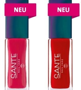 Veganer Nagellack von Sante - 2 neue Varianten