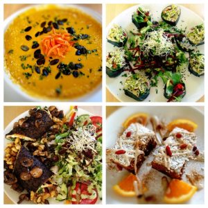 Das Gesund und sündig ist ein veganes Rohkost Restaurant