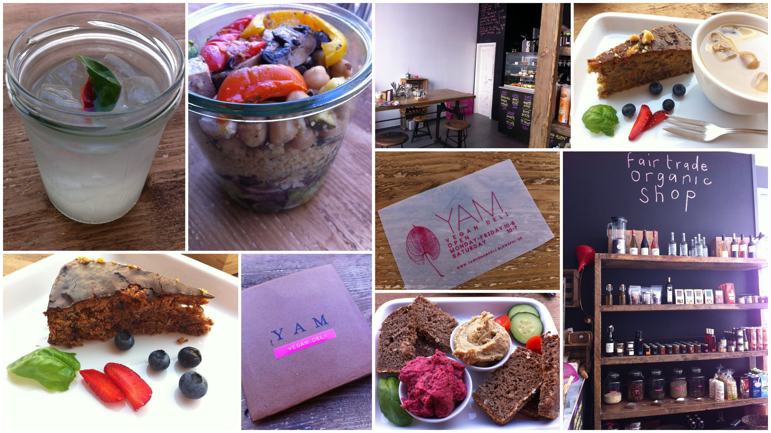 Im Yam vegan Deli in München kann man wunderbar vegan essen