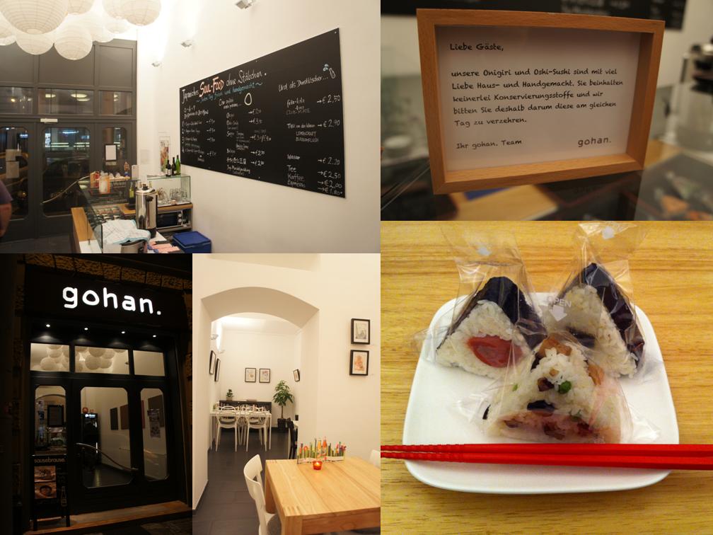 Vegane Onigiris und mehr bei gohan. in Frankfurt