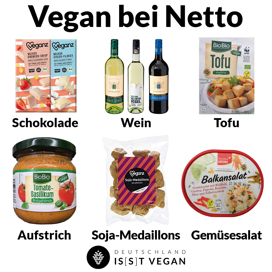 Vegane Produkte bei Aldi und Lidl Deutschland is(s)t vegan