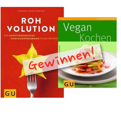 Verlosung von 2x “Rohvolution” und 2x “Vegan kochen”