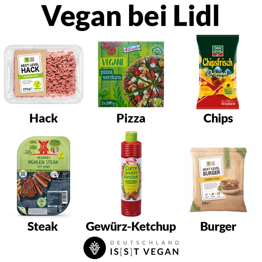 Vegane Lebensmittel aus dem Supermarkt Vegan im Kaufland 
