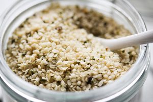 geschälte Hanfsamen