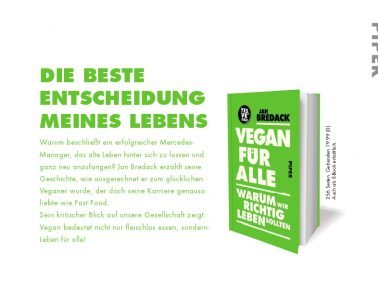 Buchtipp: Vegan für Alle von Jan Bredack
