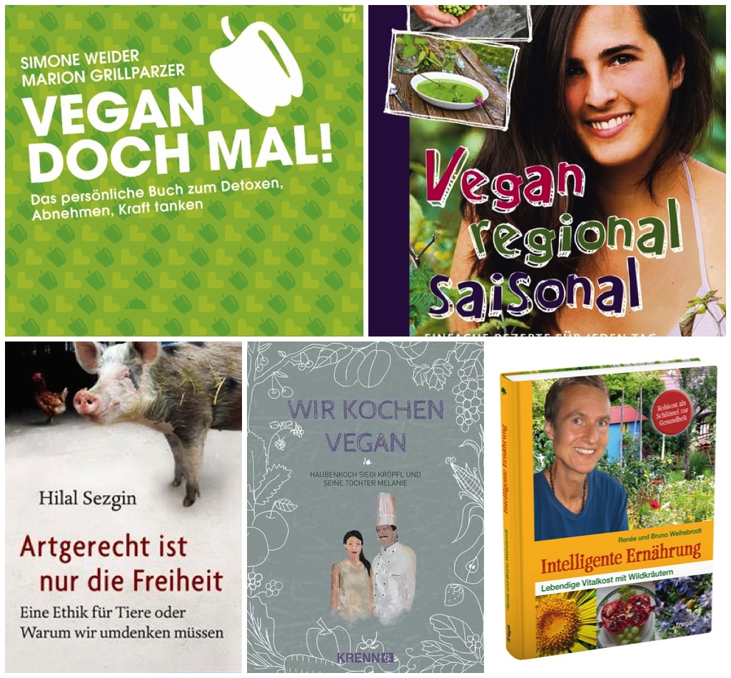 Neue Bücher: Von Rohkost, regionaler Kost, intelligenter Ernährung und Freiheit