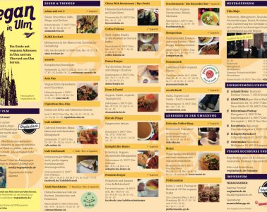 Vegan Guide für Ulm zum Herunterladen