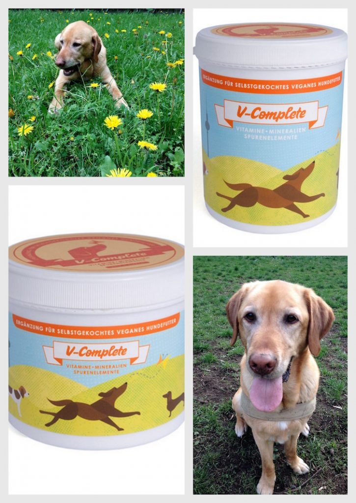 Veganes Nahrungsergänzungsmittel für Hunde