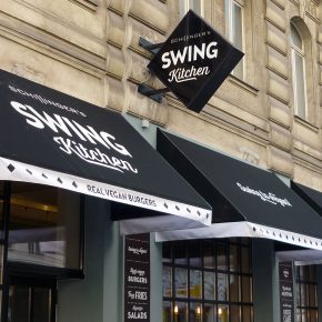 100% vegan und besonders grün: Burger-Restaurant Swing Kitchen in Wien