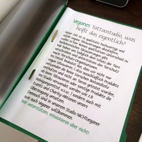 Veganes Tattoostudio „Herr Fuchs und Frau Bär“ in Berlin