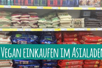 Vegane Lebensmittel im Asialaden