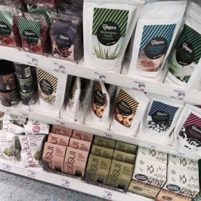 Vegane Produkte vom Veganz im Einzelhandel