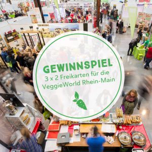 VERLOSUNG VEGGIE-WORLD 2019 WALLAU verlosung veggie-world 2019 wallau