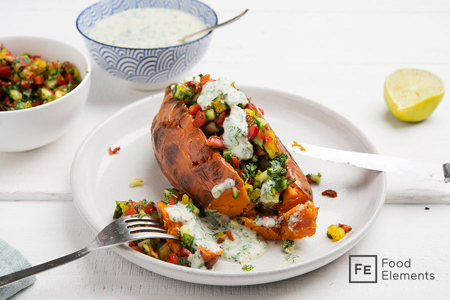 SUESSKARTOFFEL PAPRIKARELISH TOFUCREME by FE