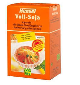Sojamehl eignet sich zur Eiweiß-Anreicherung und dient als als Ei-Ersatz.