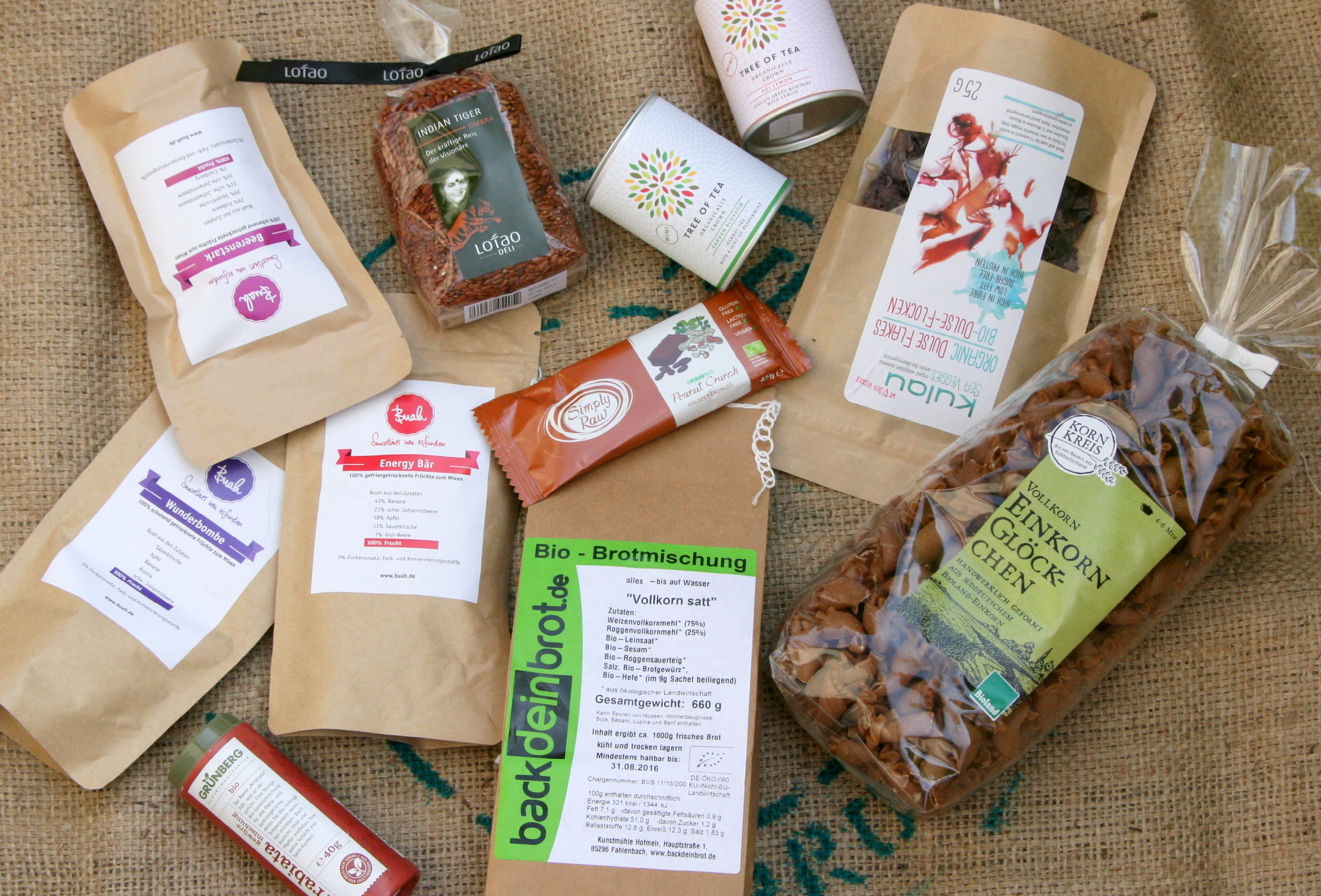 Eine neue vegane Box entdeckt vollwertig und gesund. Deutschland is