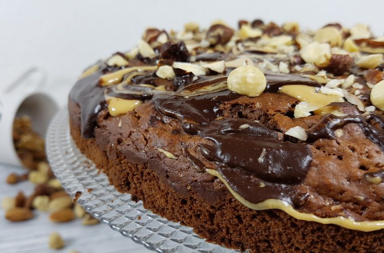 Bild des Schoko-Haselnuss-Brownies