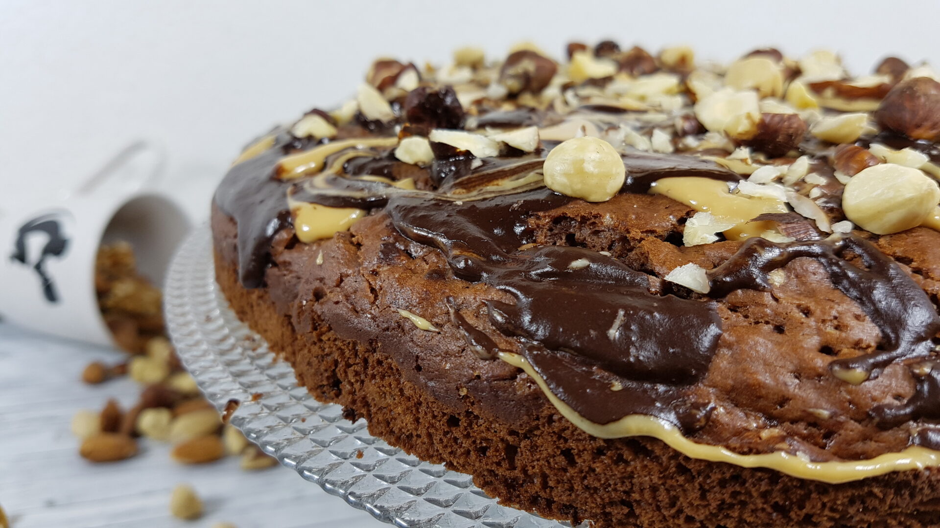 Schoko-Haselnuss-Brownie