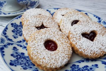 Vegane Kekse Puderzucker