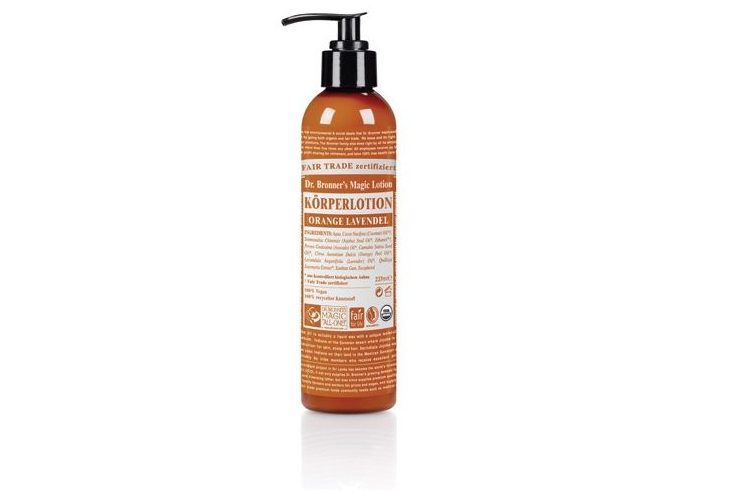 Dr.Bronner Körperlotion Orange Lavendel