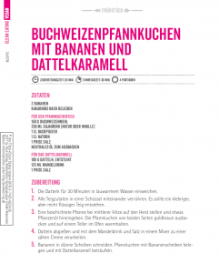 Clean Eating Buchweizenpfannkuchen
