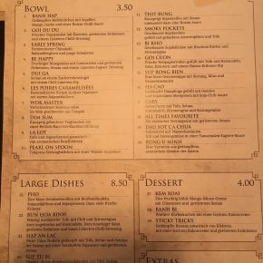 Speisekarte vietnamesisch vegan Berlin
