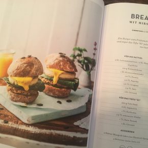 Vegan Frühstücken Burger