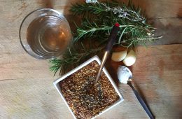 Glutenfreie Rosmarin Cracker