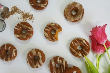 Karotten-Haselnuss-Donuts