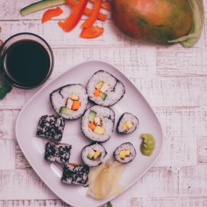 veganes Sushi zubereiten