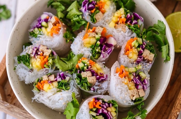vegane sommerrollen