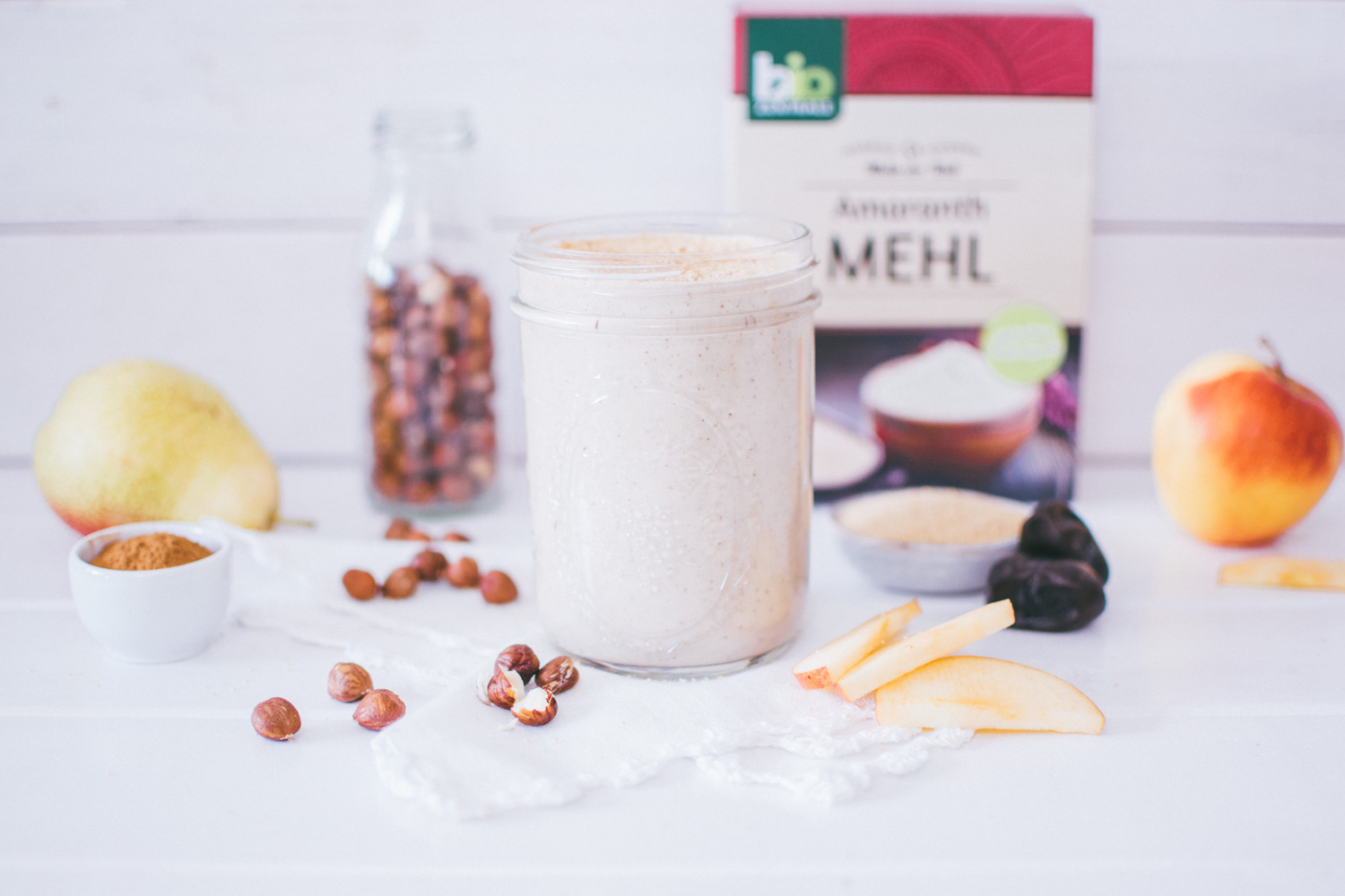 Smoothie mit Amaranth Mehl