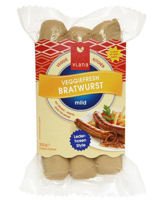 veggiefresh bratwurst von viana