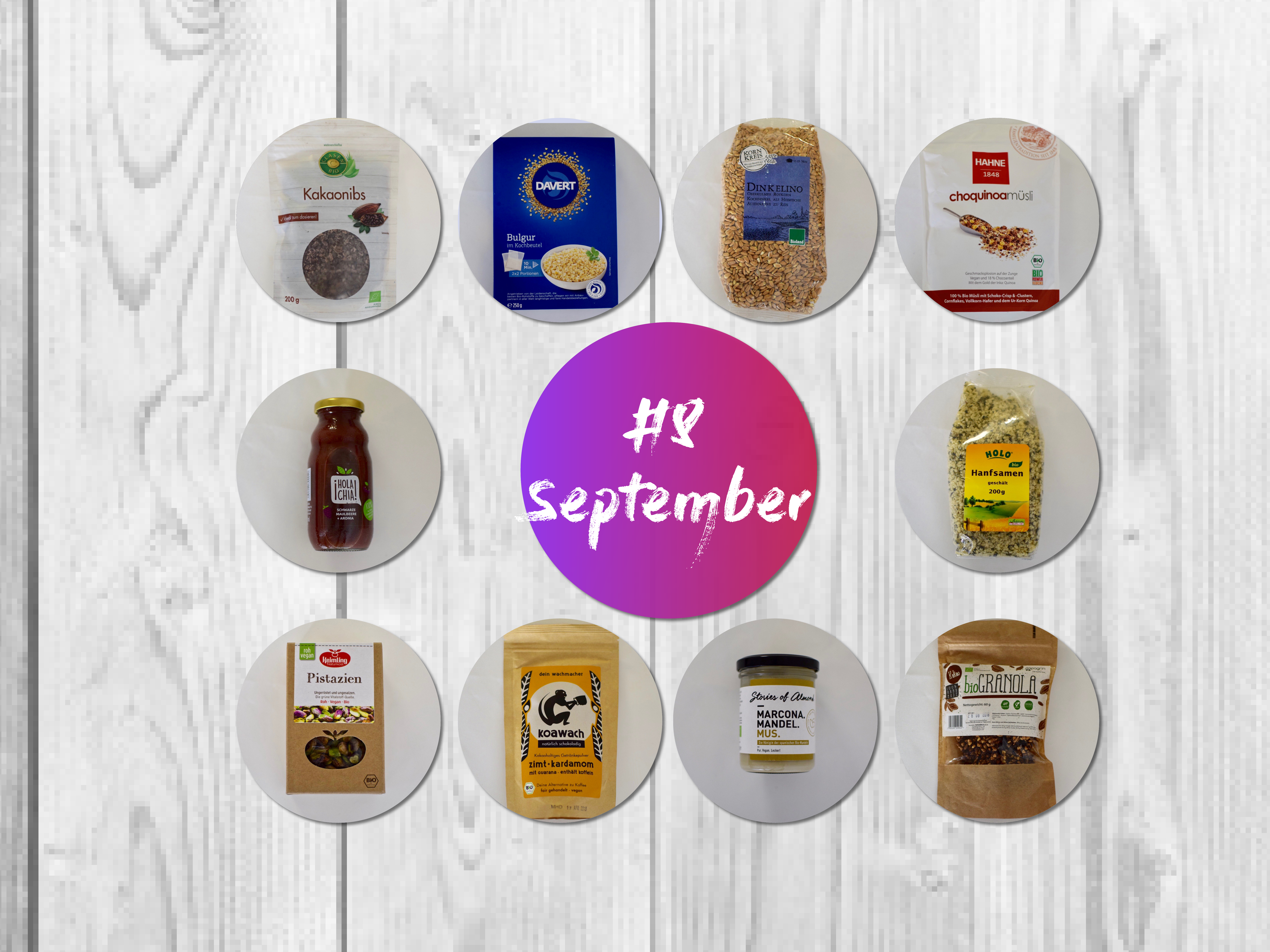 Vegane Produkte September