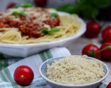 Veganer Parmesan B
