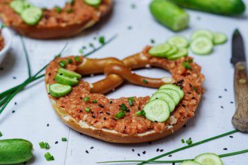 Veganes Mettbrötchen