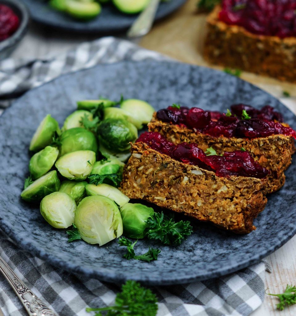 Veganer Linsenbraten