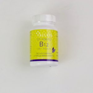 Vitamin B12 + B6 + Folsäure Lutschtabeltten von Vellvie
