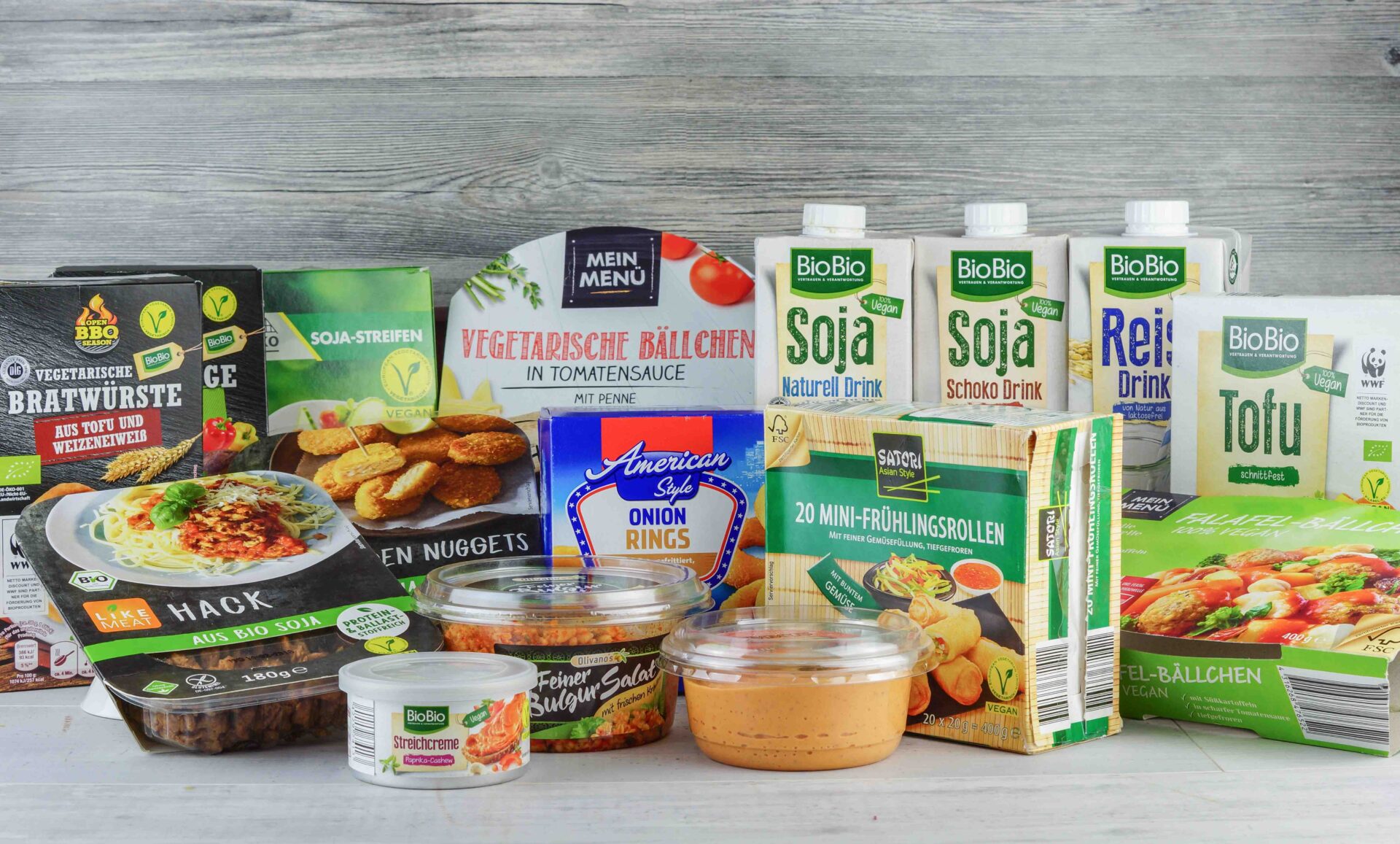 Vegane Lebensmittel bei Netto