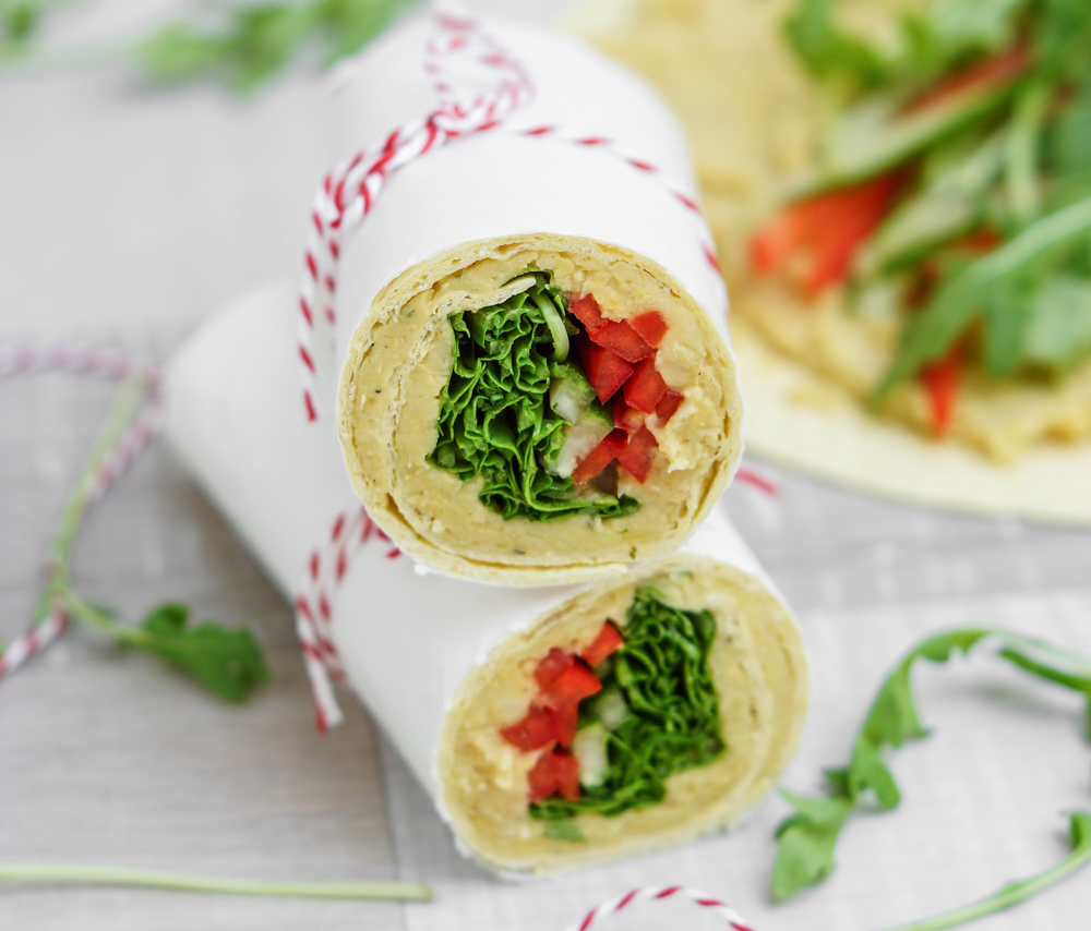 Veganer Wrap