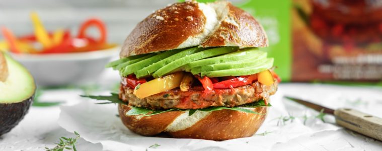 Vegane Burger Fry Family Food