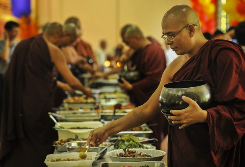Vegan Reisen_buddhist buffet