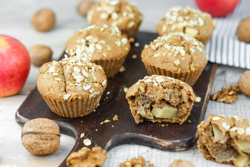 Vegane Apfel Muffins