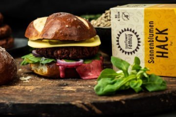Burger aus Sonnenblumen-Hack