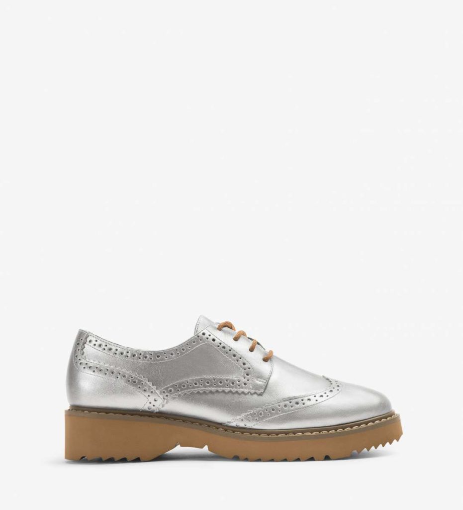 Vegane Schuhe silber