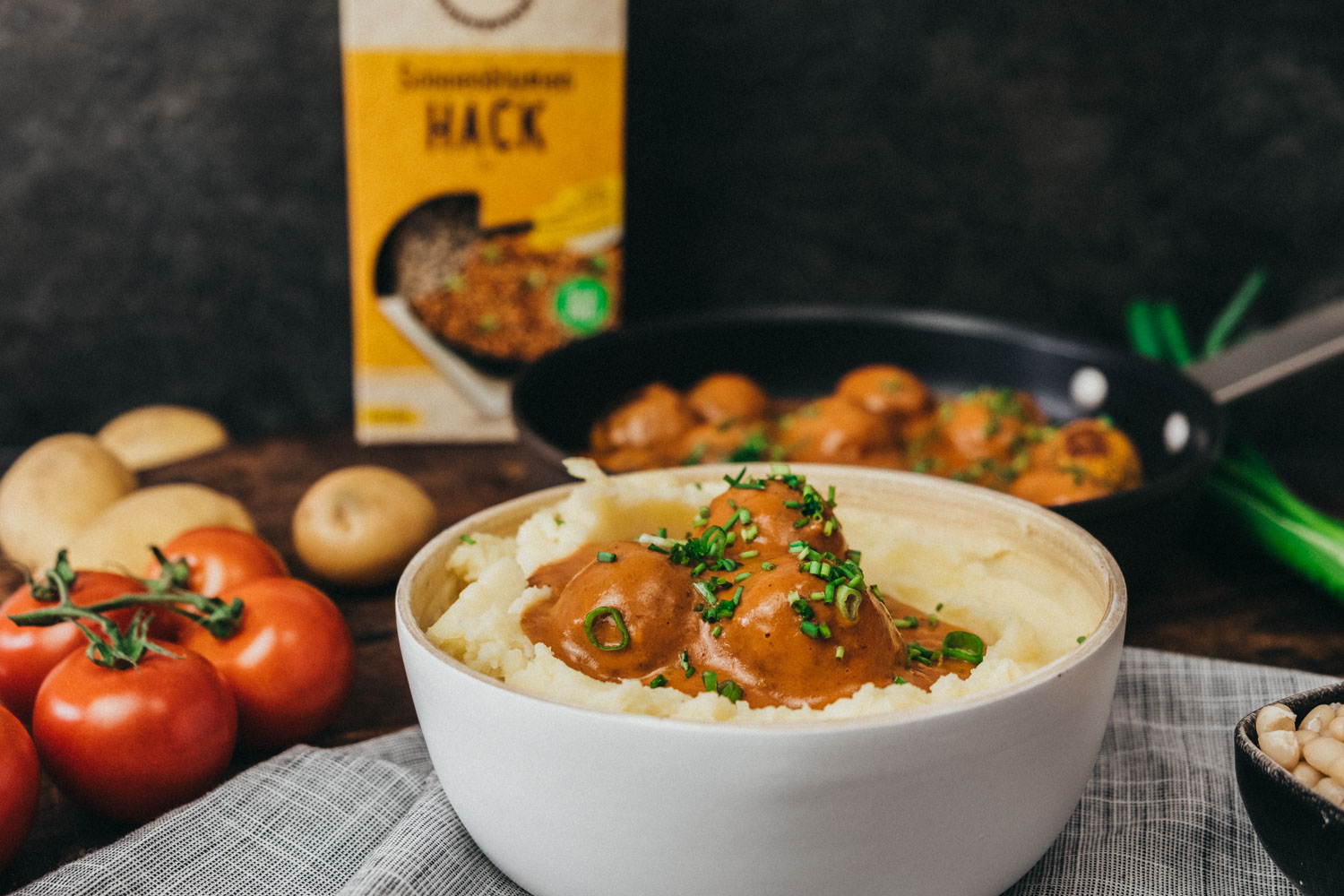 Vegane Hackbällchen mit Sonnenblumen Hack | Deutschland is(s)t vegan