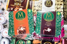 Veganes Eis im Supermarkt
