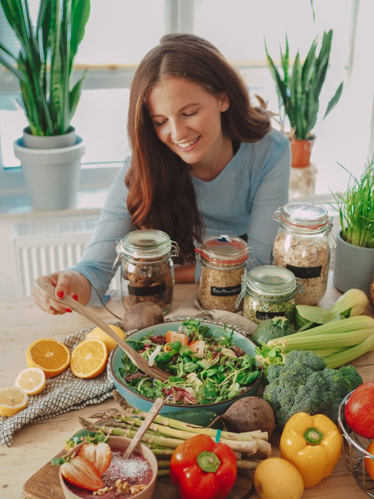 vollwertige vegane buddha bowls