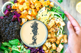 vollwertige vegane buddha