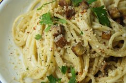 Vegane Carbonara